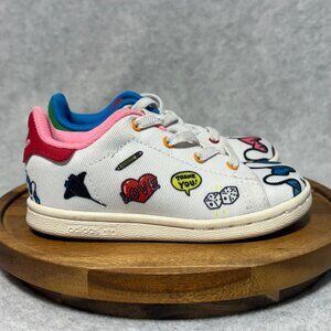 Adidas Sneakers Unisex Kids Size 7K Stan Smith Primeblue Aaron Kai Ortholite